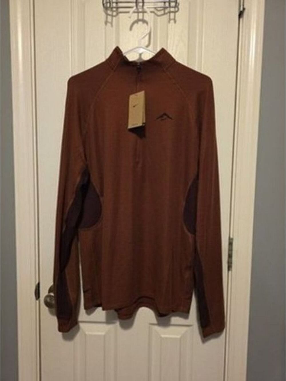 Nike Trail Men's Med Dri-Fit Wool Blend 1/2 Zip Mid Layer Running Top FV9994-218